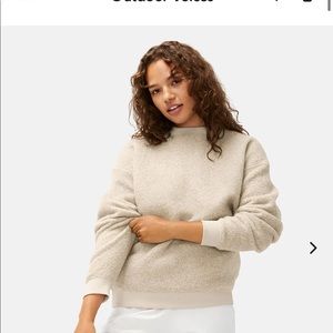 Outdoor Voices Megafleece Sweatshirt in Oatmeal
